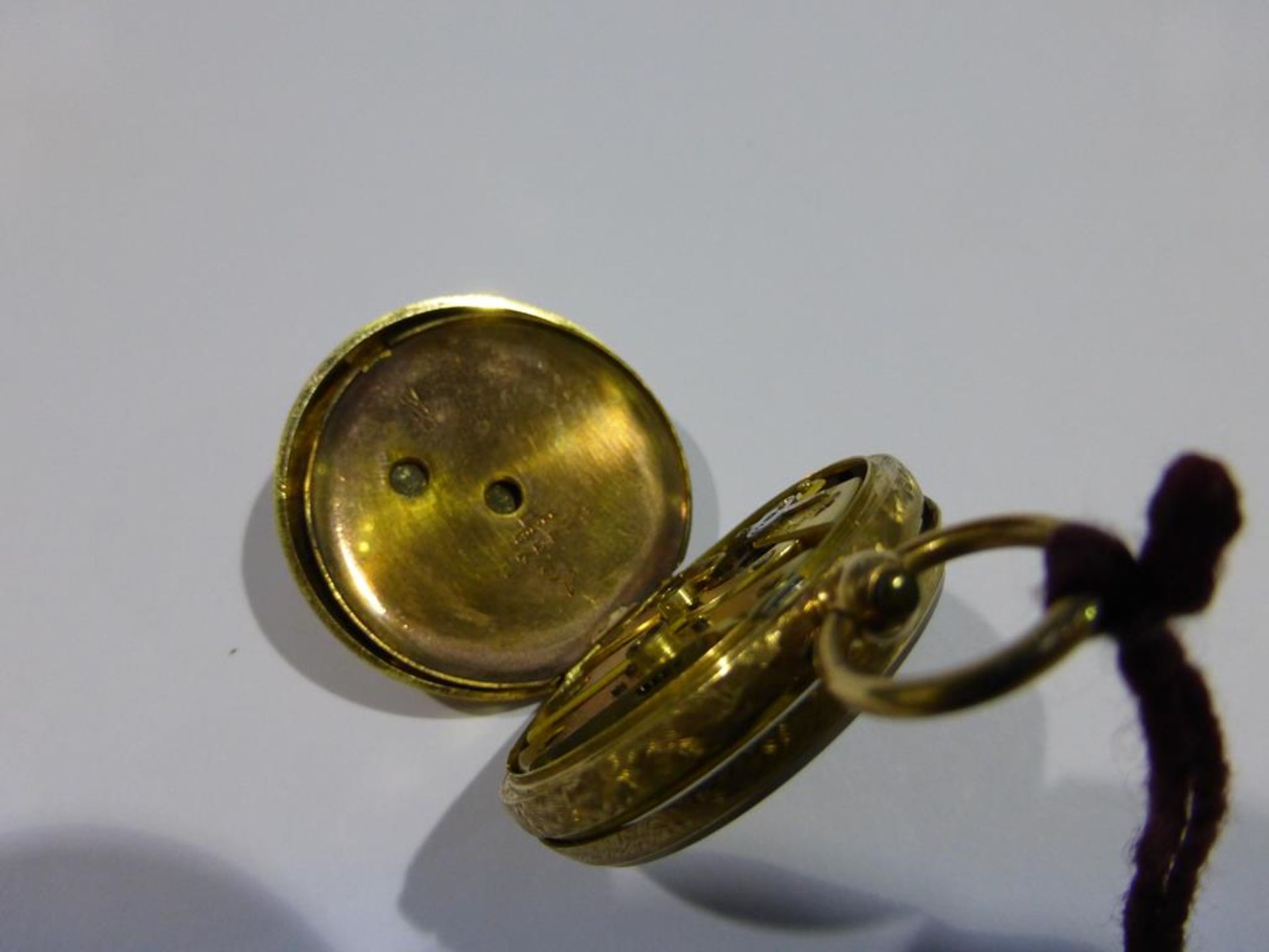 A 14ct Gold Fob Watch - Image 5 of 6