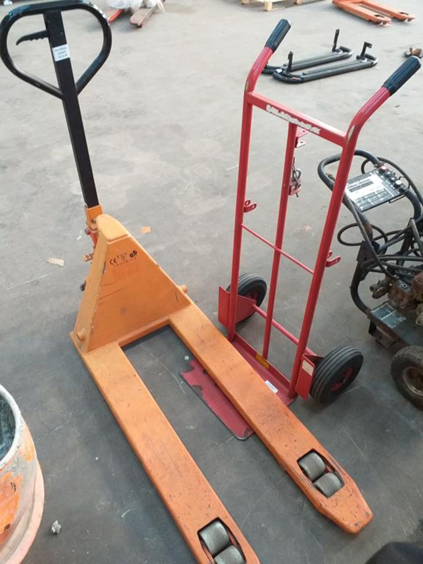 A Sack Barrow and a Pallet Truck - Image 3 of 3