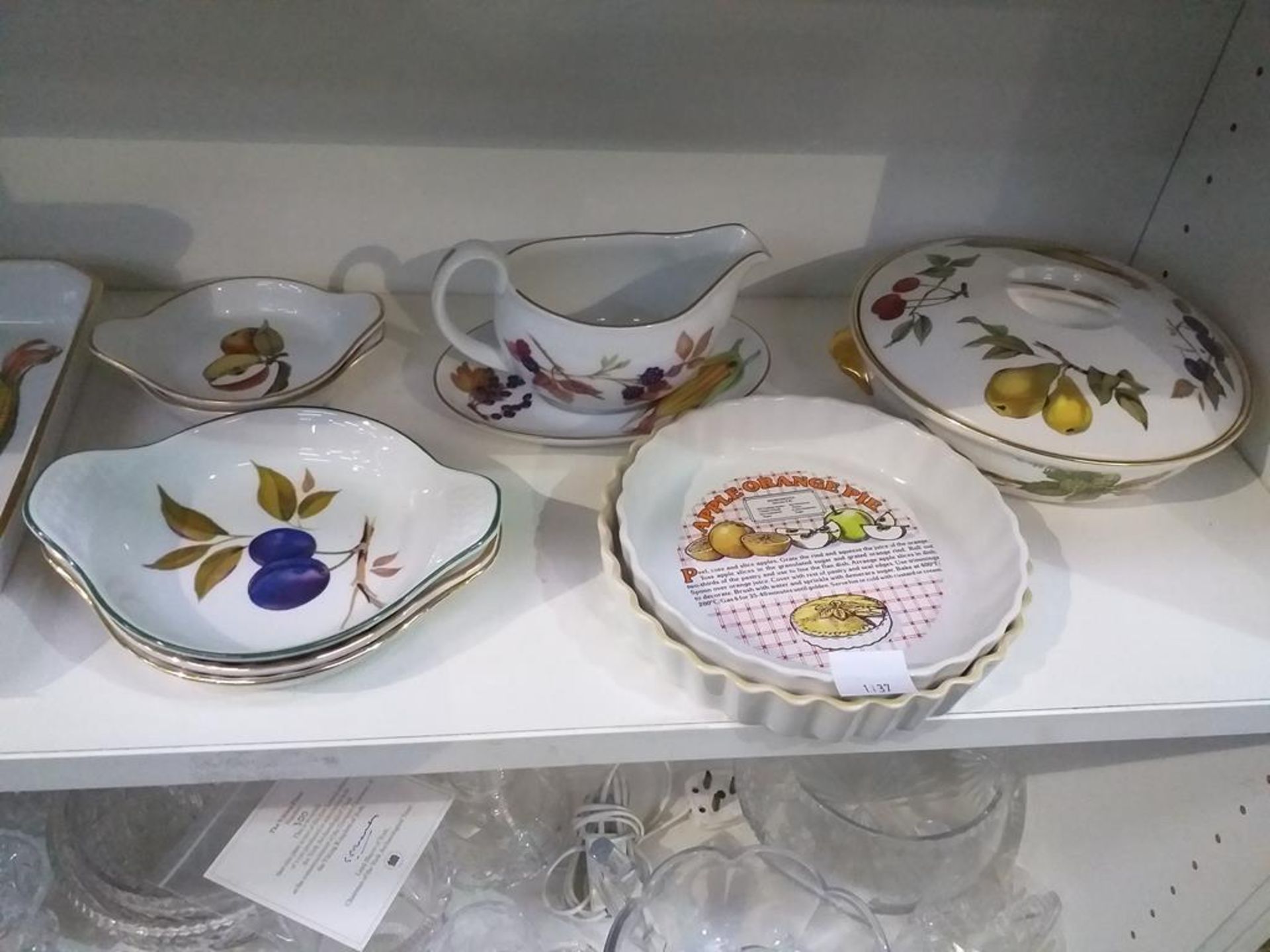 Three Shelves of Mainly Royal Worcester 'Evesham' - Image 7 of 7