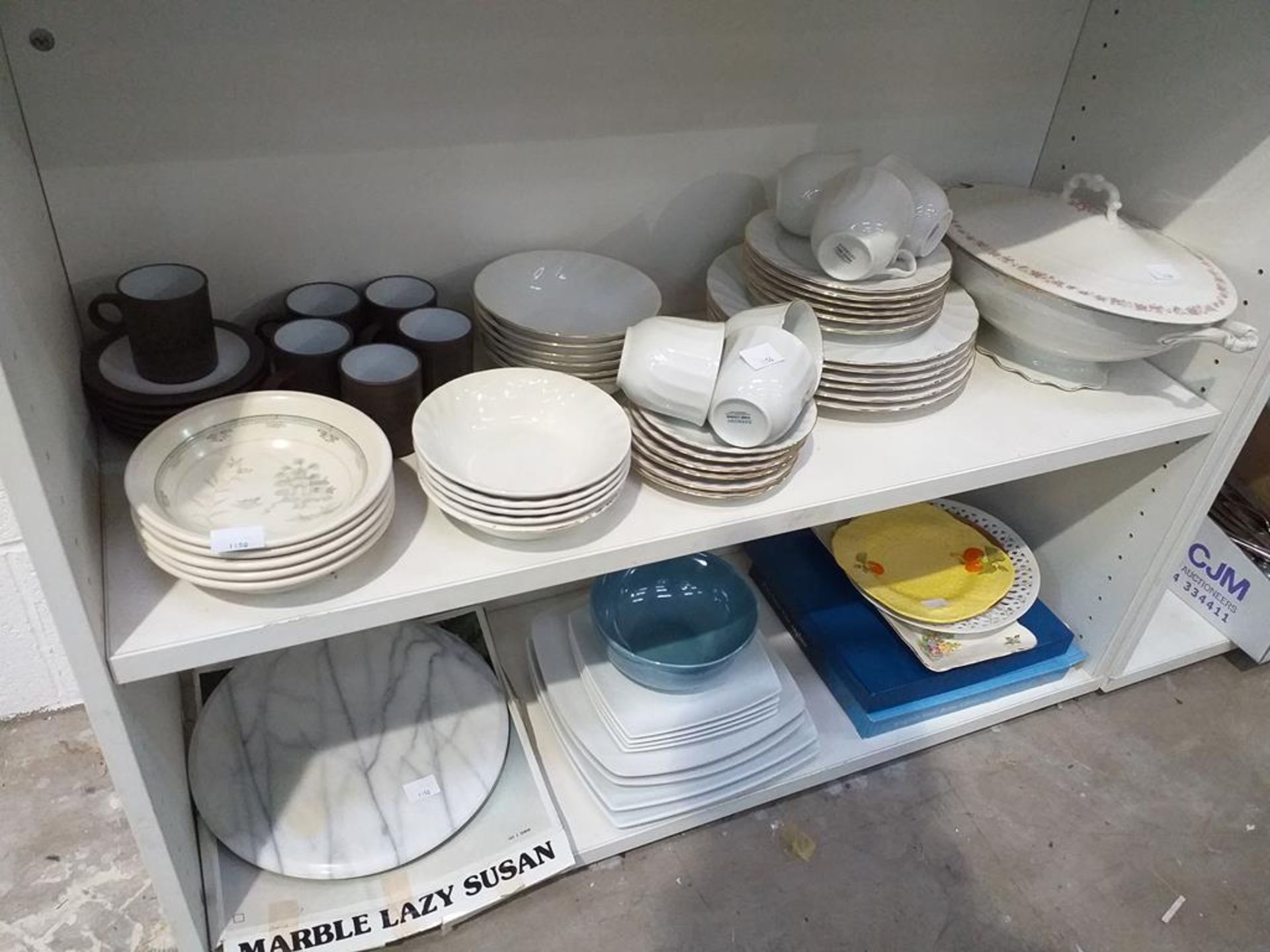 Two Shelves of Assorted Ceramics - Image 2 of 6