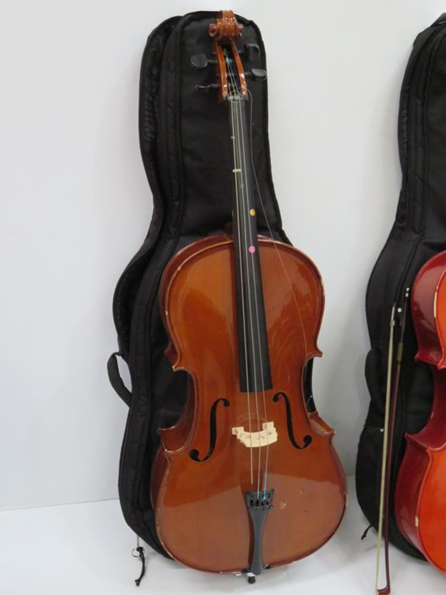 Two Stentor Student II 1/2 size Cellos with case - Image 2 of 11