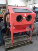 A Sealey Shot Blasting Cabinet