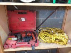 A Hilti Drill and Extension Cable