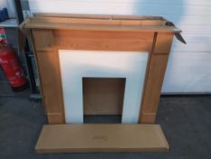 A Wooden Fire Surround/Hearth