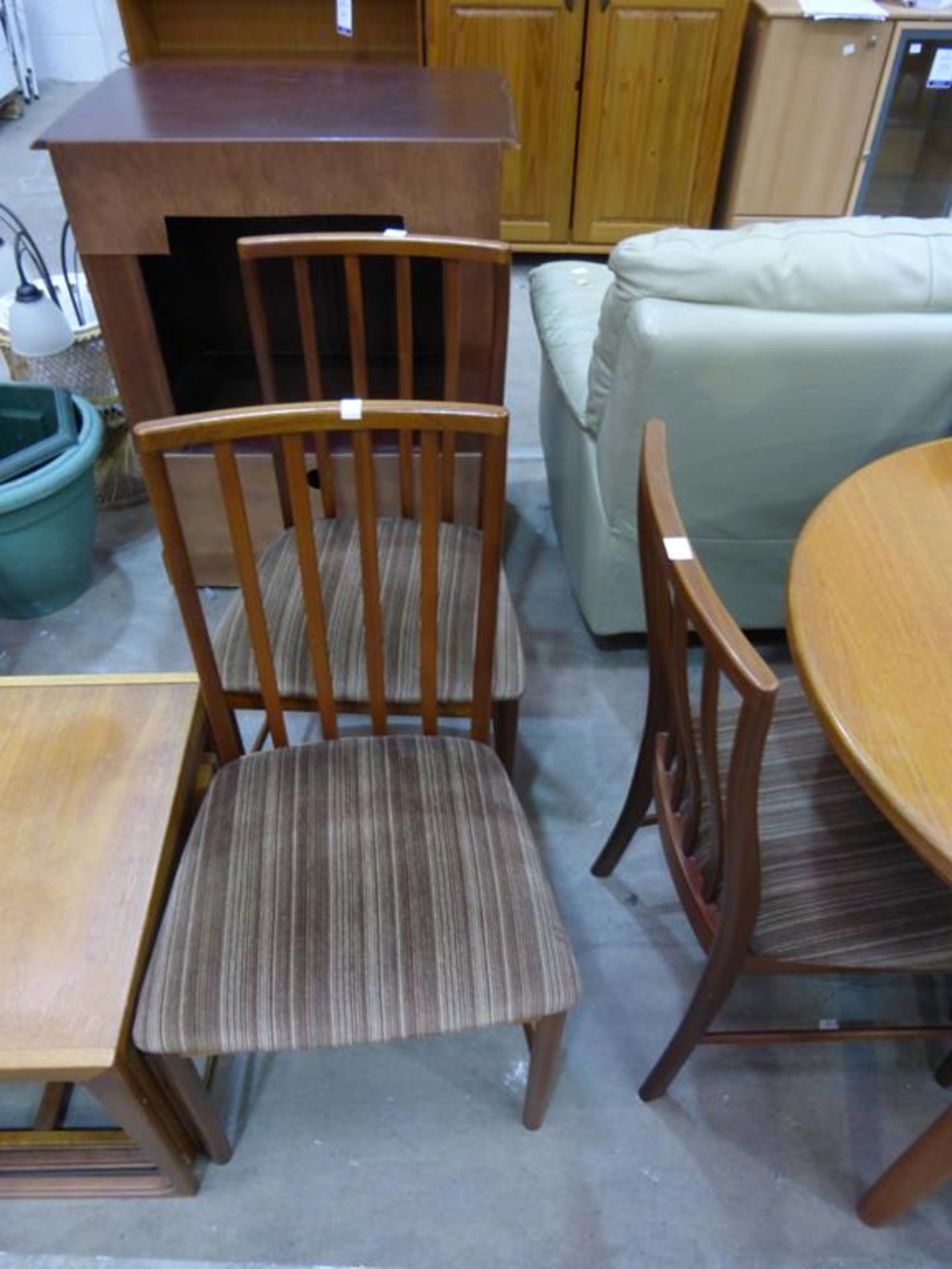 A McIntosh Teak Extending Dining Table and Six Chairs with a Teak Sideboard - Image 4 of 4