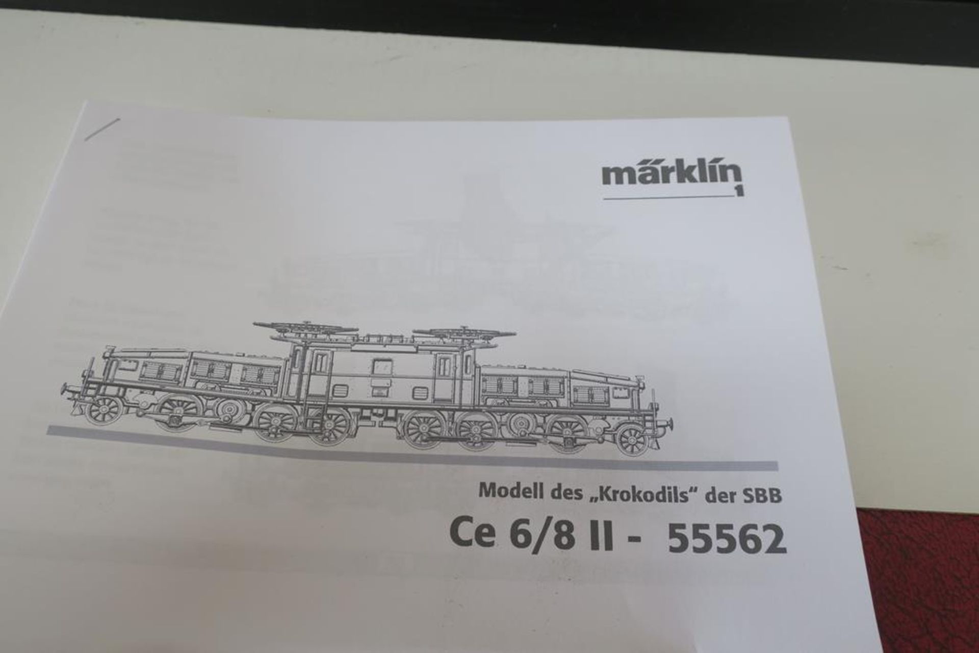 Marklin 55562 - Gauge 1 - SBB 'Krokodile' Electric Locomotive - Image 8 of 11