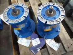 2 Xnord SK172.1F160 2 Xnord SK172.1F160 MTG Gearboxes