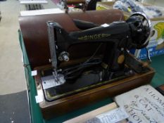 A Manual Singer Sewing Machine