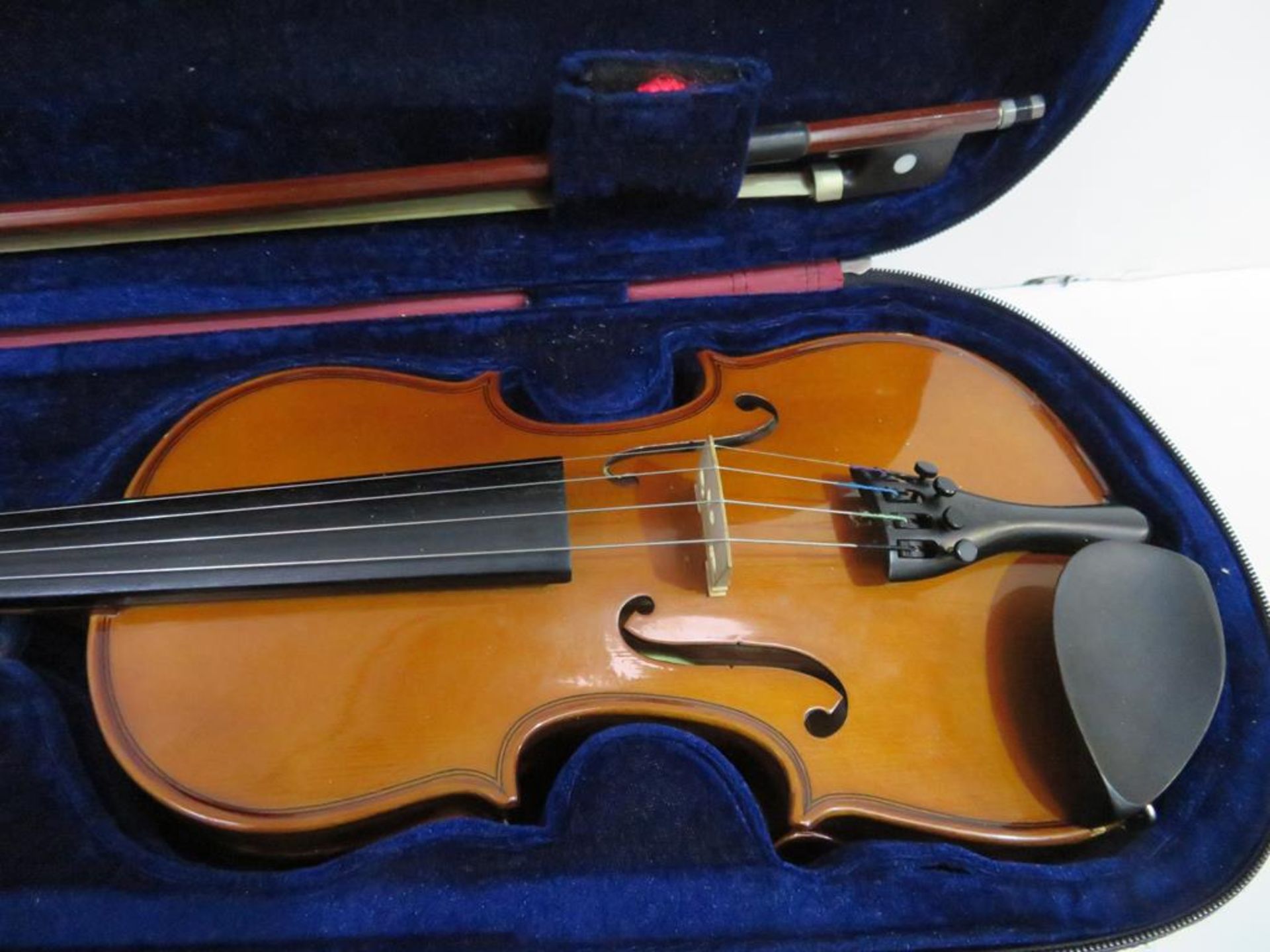Four cased 1/2 size Violins - Image 5 of 21
