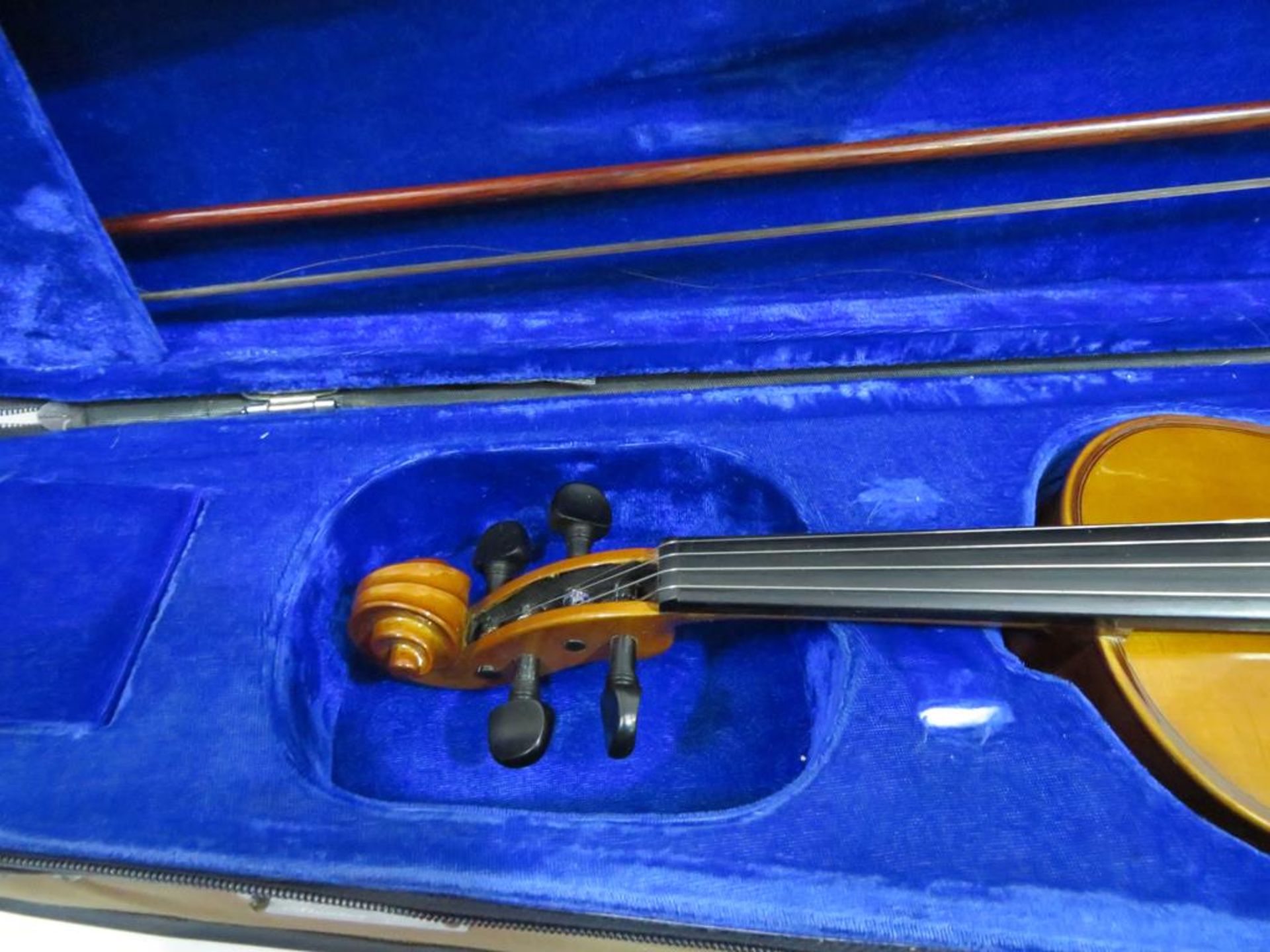 Four cased 1/2 size Violins - Image 9 of 21