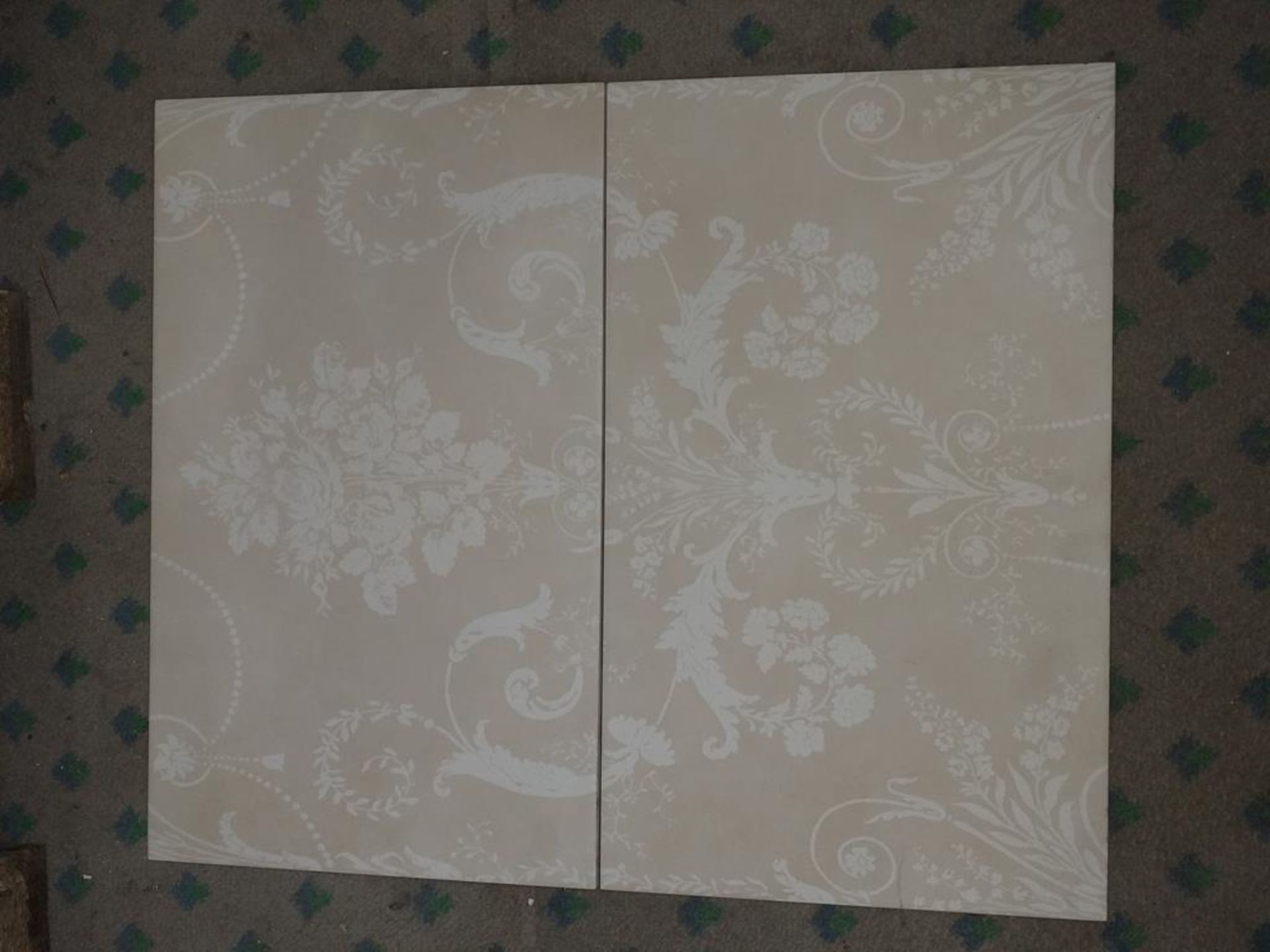 Laura Ashley Josette Pale Linen Décor Tiles - Image 2 of 6