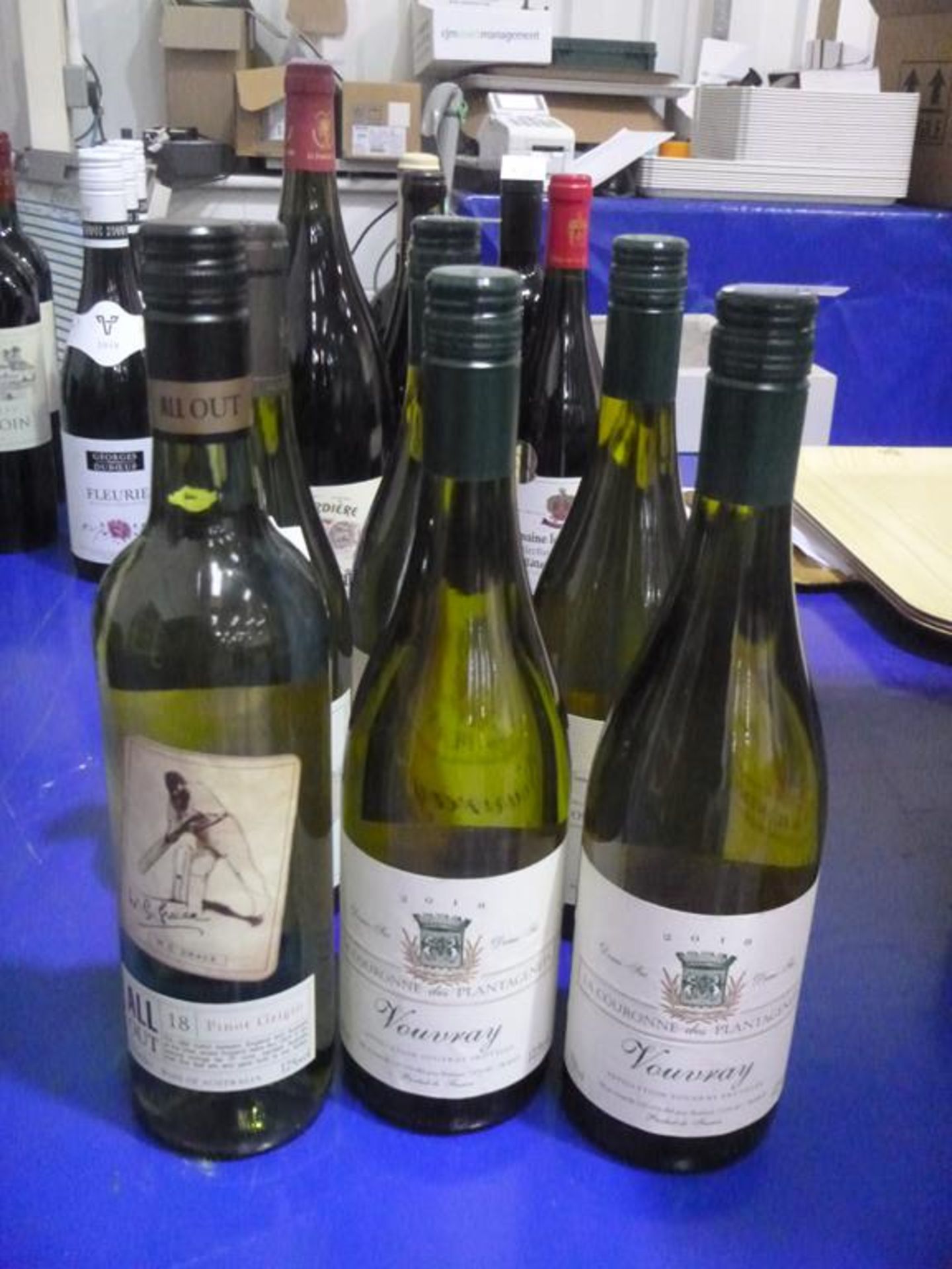 Six Bottles of White Wine