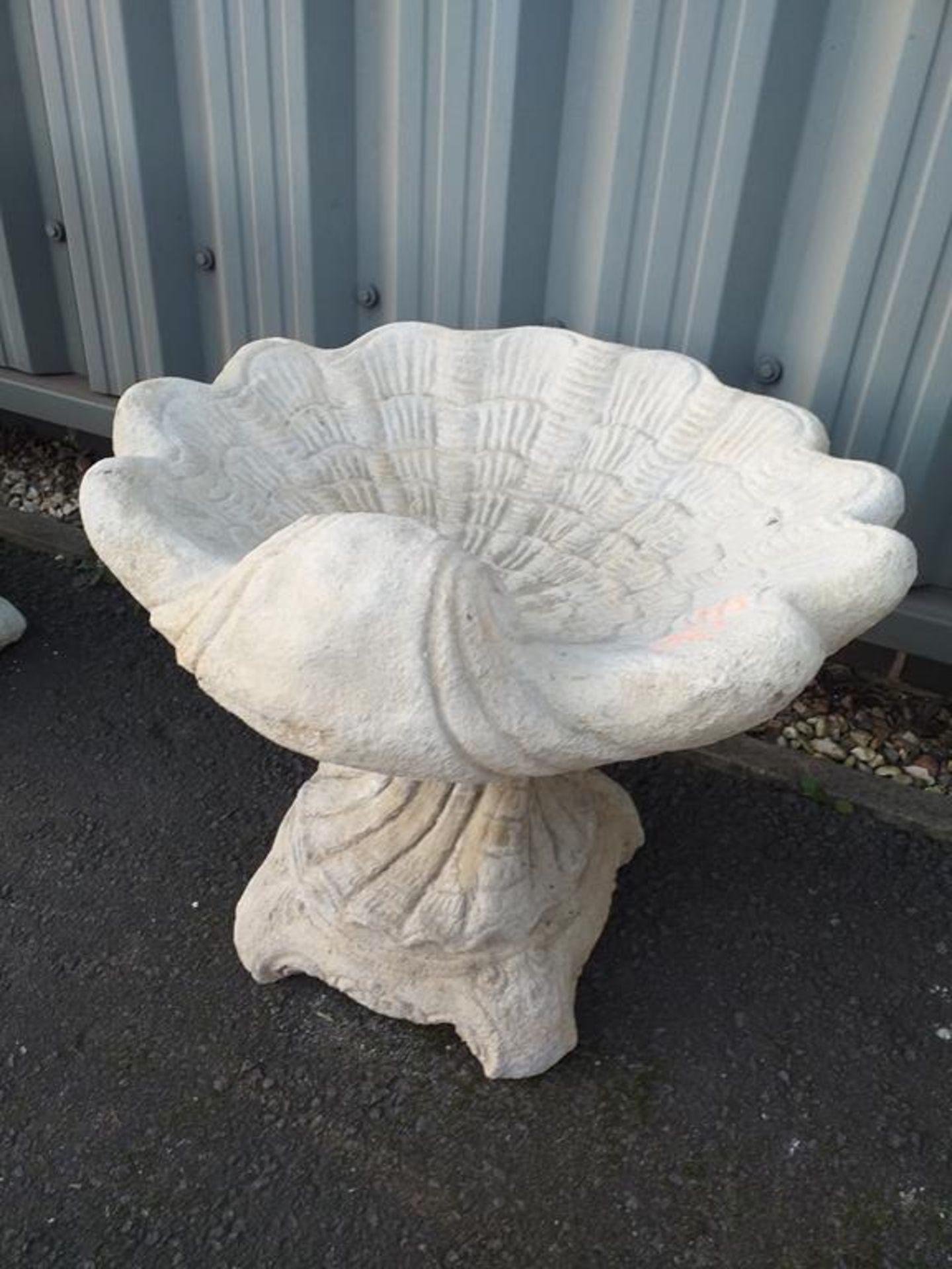 Shell Bird Bath