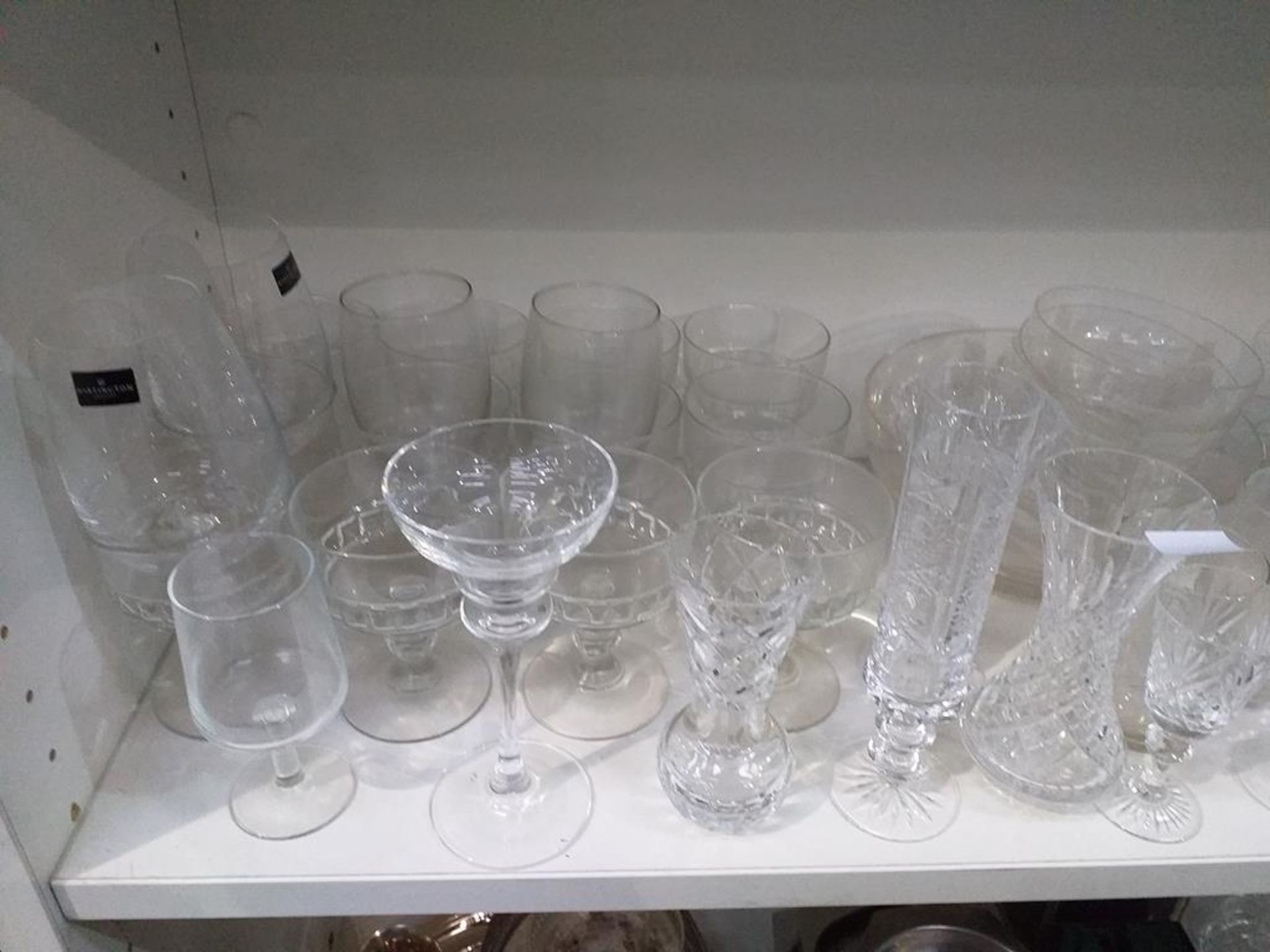 Two Shelves of Glassware & Metalware - Image 4 of 5