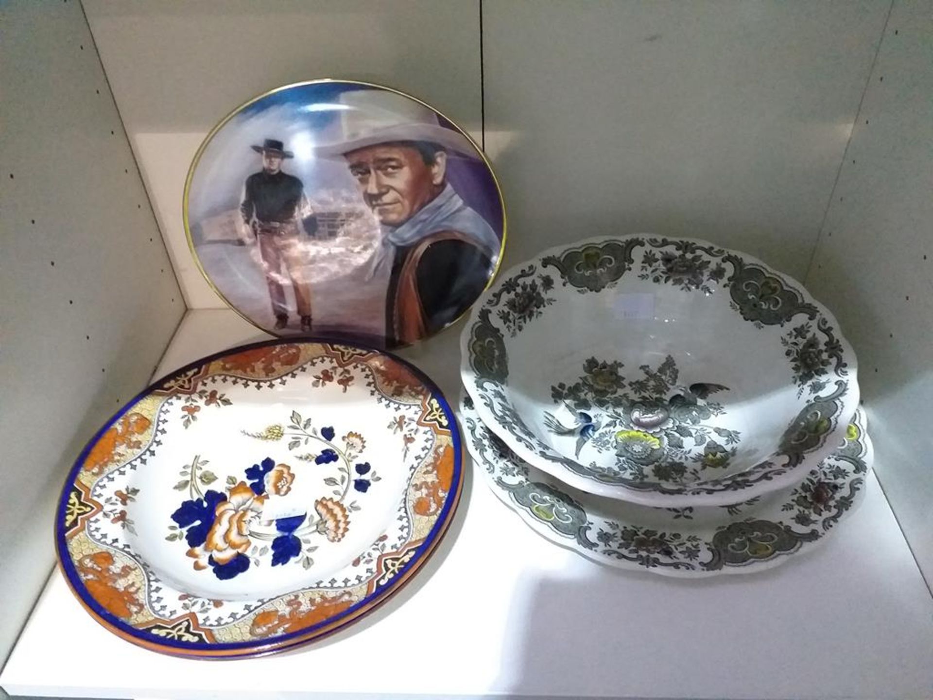 Three Shelves of Assorted Plates - Image 4 of 7