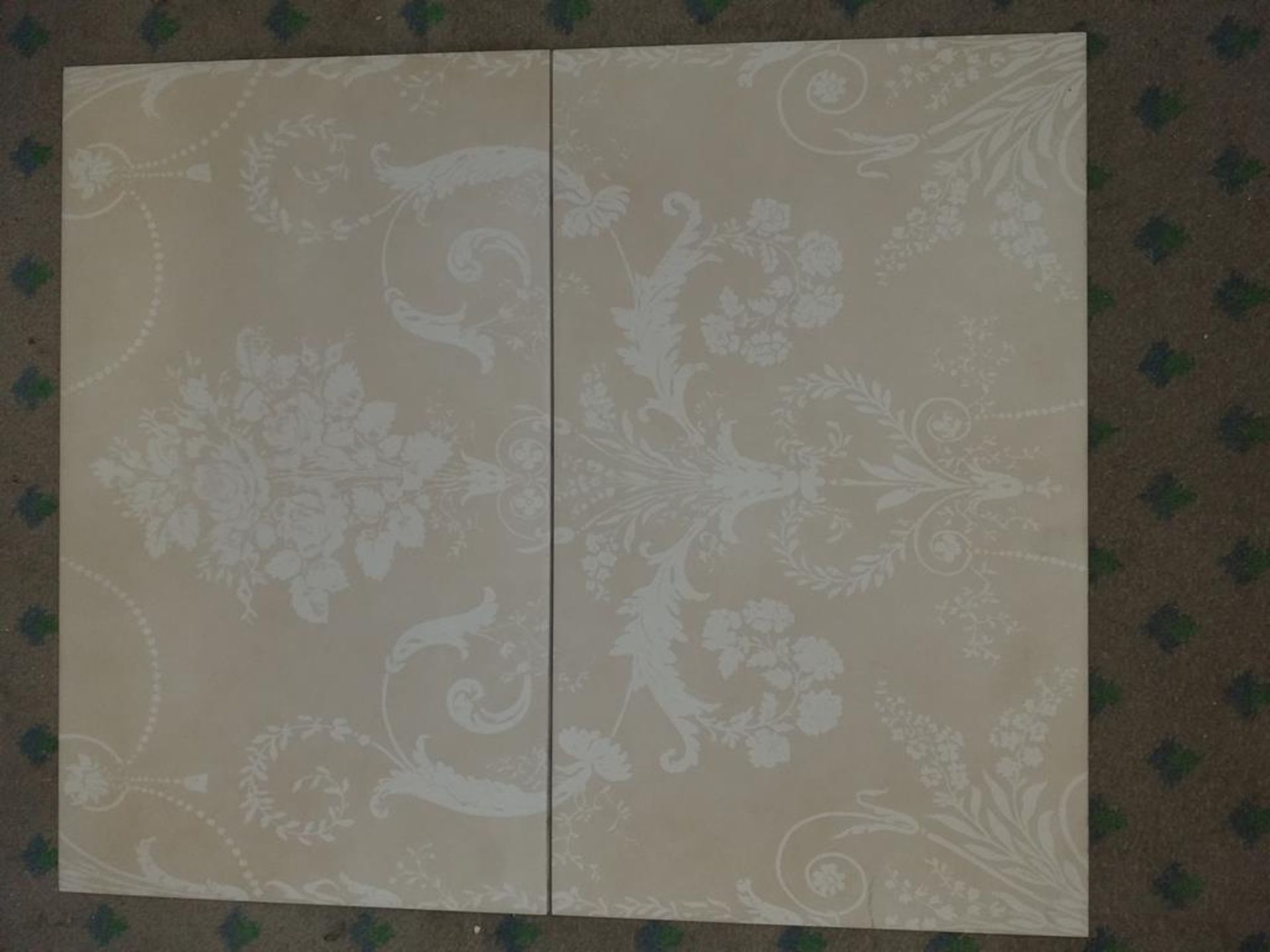 Laura Ashley Josette Pale Linen Décor Tiles - Image 2 of 6