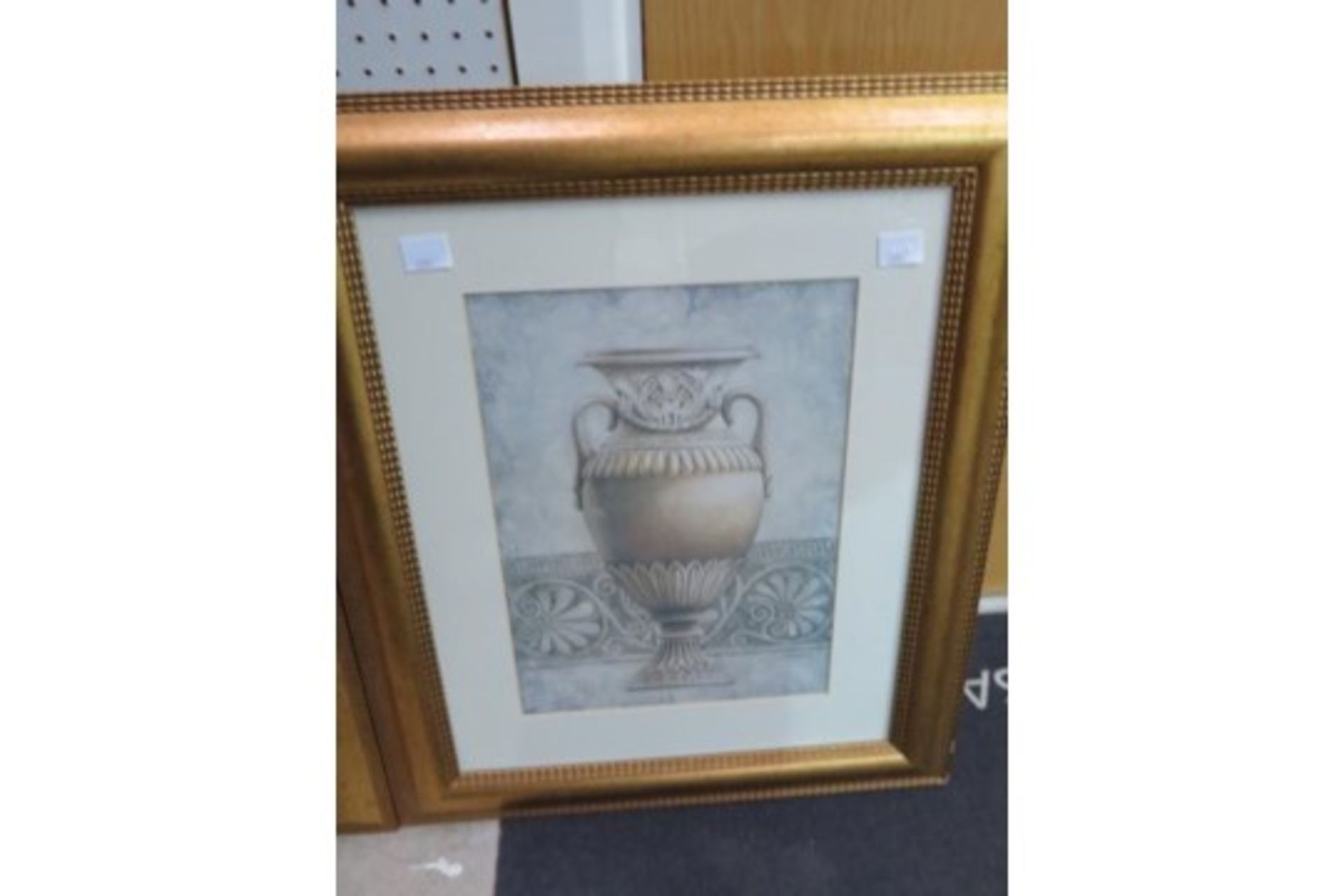 2 x Framed Prints of Urns - Image 2 of 4