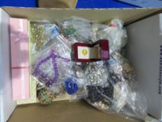 Box of Costume Jewellery