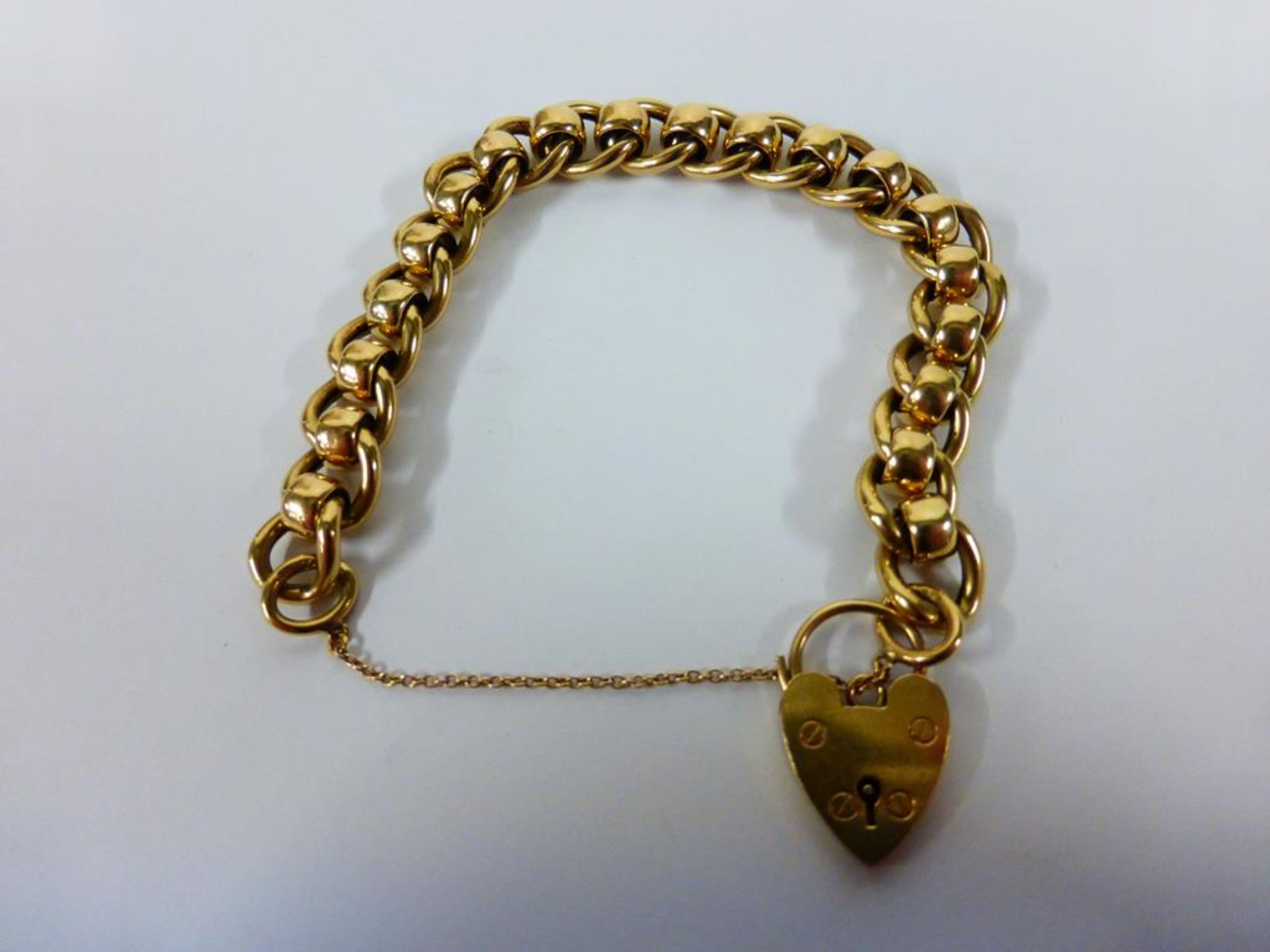 9ct Gold Bracelet with Locket