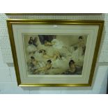 This is a Timed Online Auction on Bidspotter.co.uk, Click here to bid. A Sir William Russell Flint