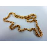 This is a Timed Online Auction on Bidspotter.co.uk, Click here to bid. Yellow Metal Chain Stamped '