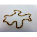 This is a Timed Online Auction on Bidspotter.co.uk, Click here to bid. Yellow Metal Chain Stamped '