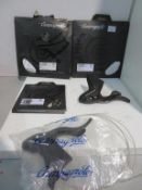 Box of Campagnolo 'dishes' and Brakes