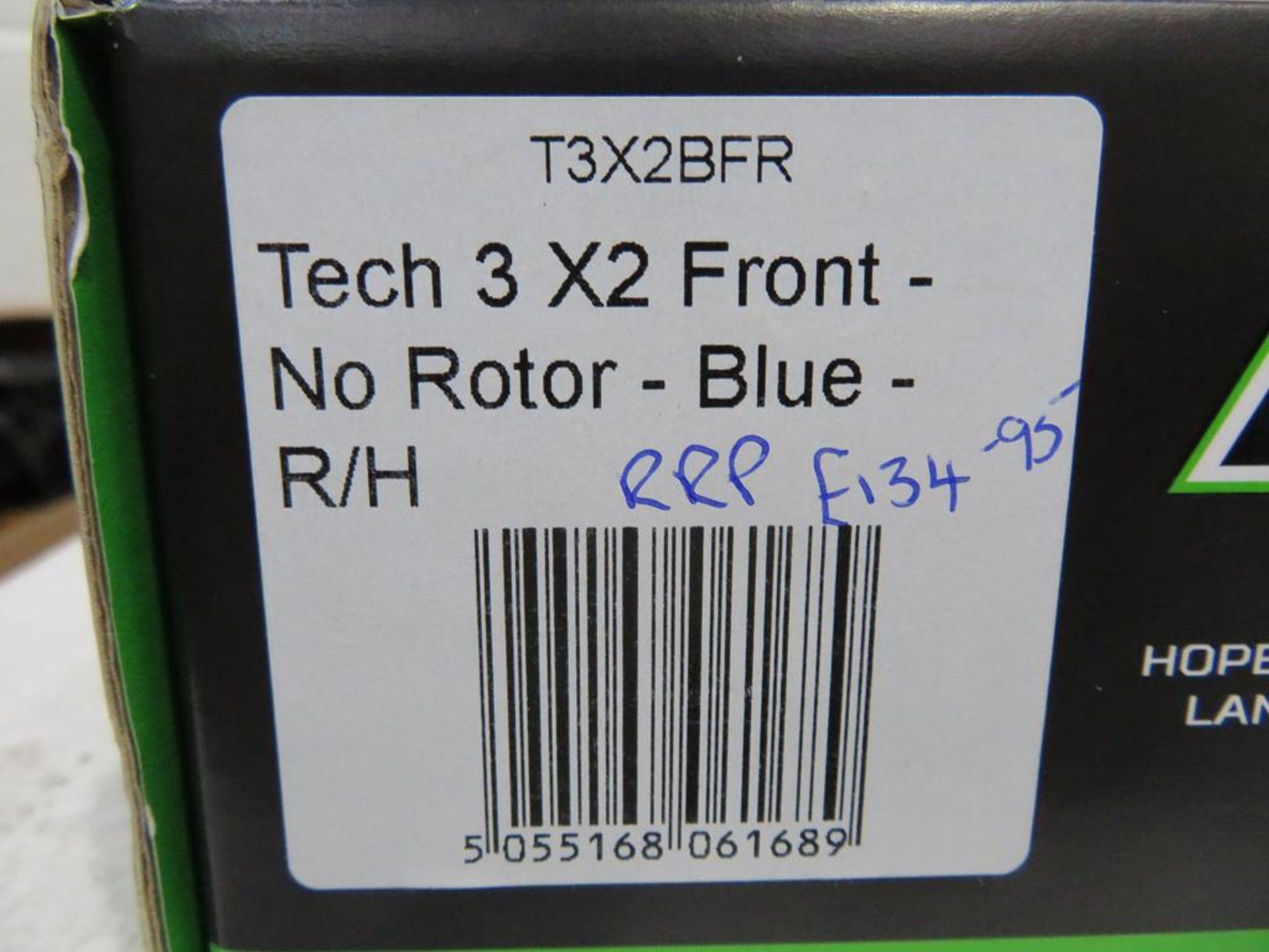 Hope Tech 3 X2 Front- No Rotor- Blue R/H - Image 2 of 3