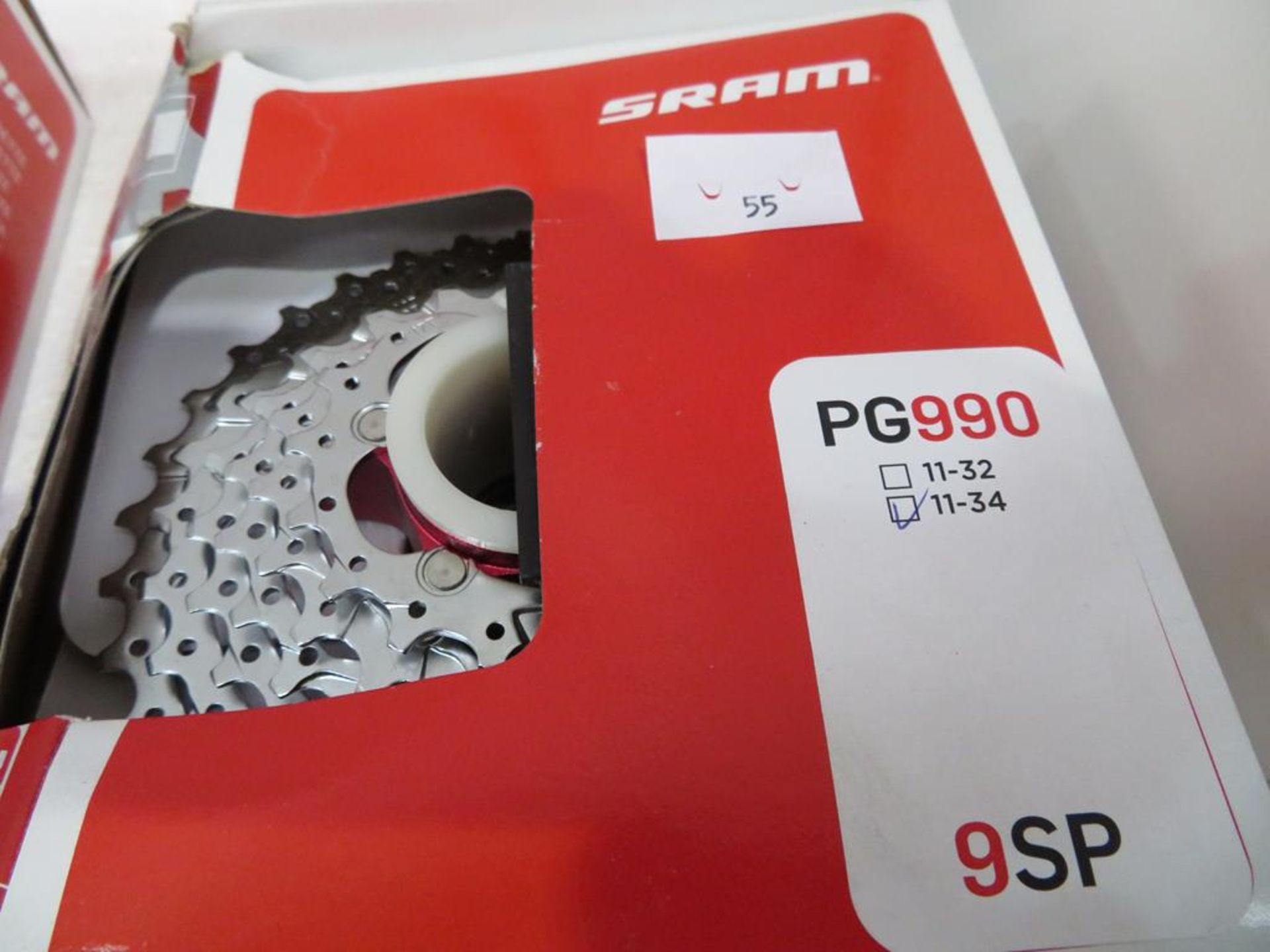 Two Sram PG990 9 Speed 11-34 Cassettes and one Sram PG1070 10 Speed 11-36 Cassette - Image 4 of 7