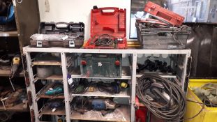Approx. 10 x Various Power Tools including Grinders, Drills & Jigsaw