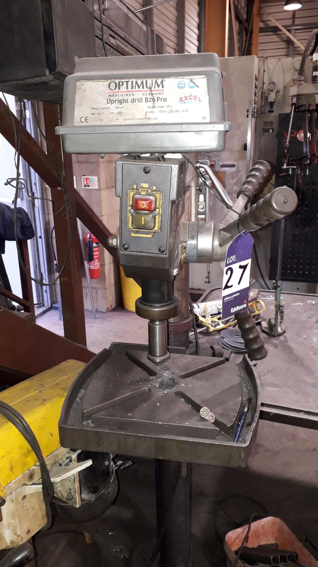 Optimum B26 Pro Pedestal Pillar Drill - Image 2 of 2