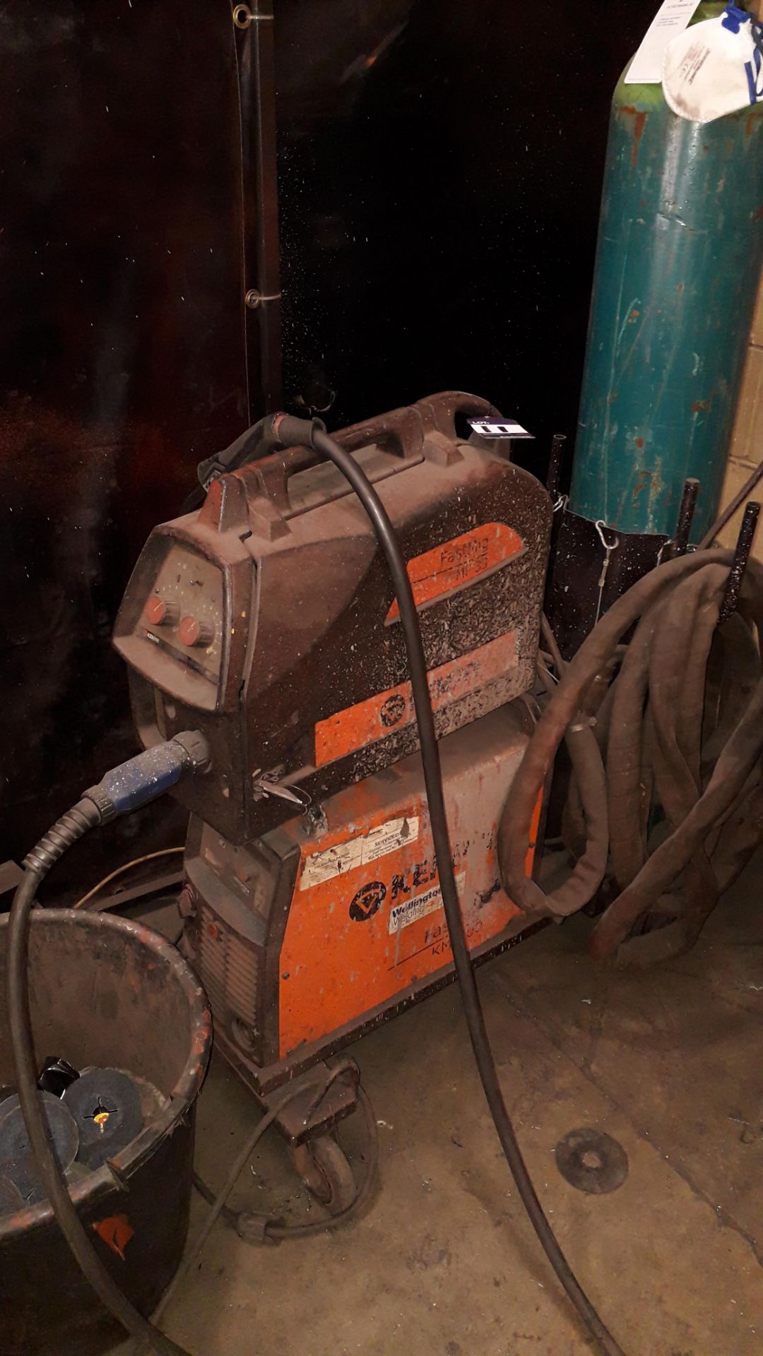 Kempi Fast Mig KM400 Mig Welding Set with Kempi Mf33 Wire Feed Unit and Trolley (Bottle not - Image 2 of 2