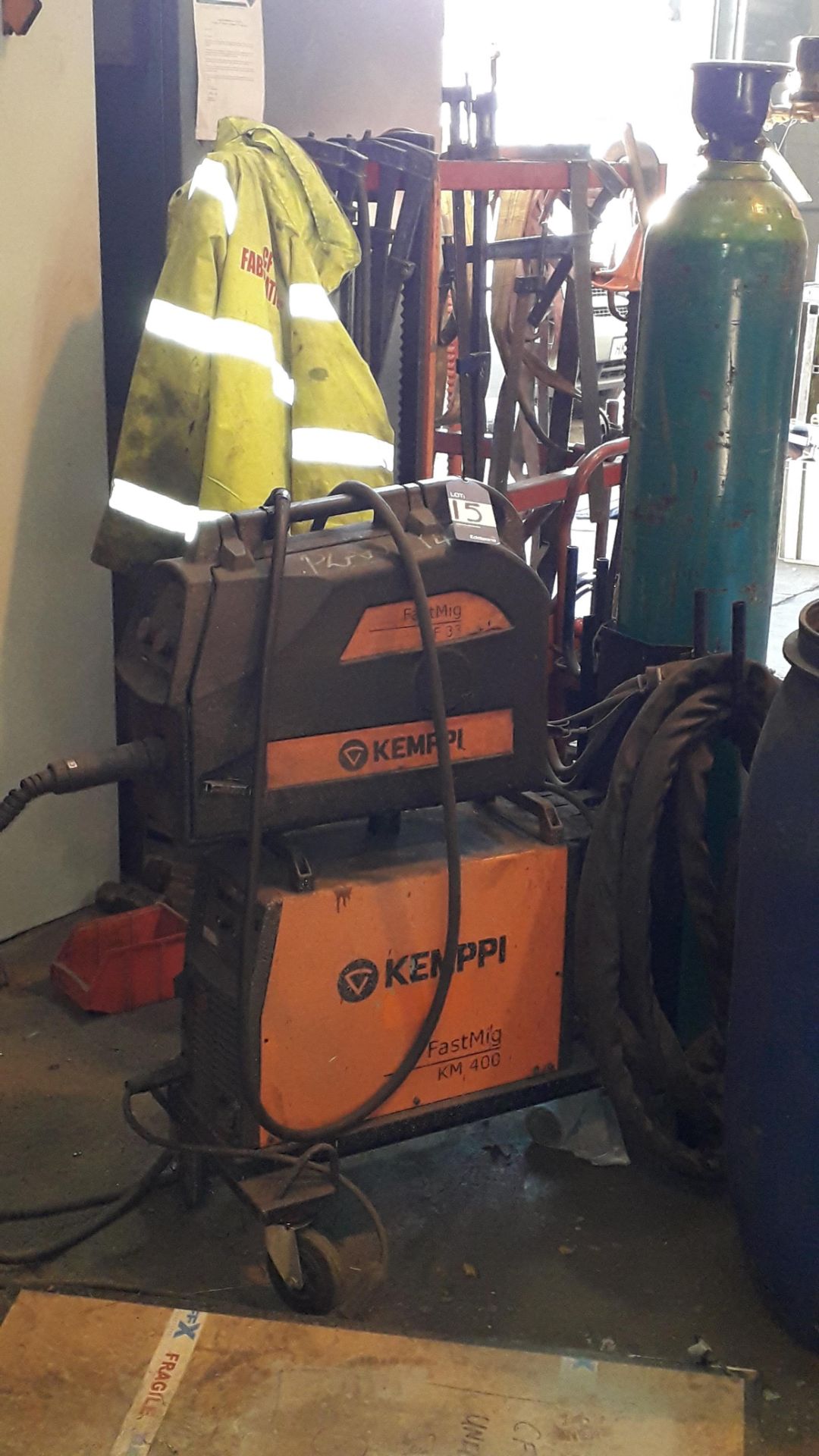 Kempi Fast Mig KM400 Mig Welding Set with Mf33 Wire Feed Unit and Trolley (Bottle not included) - Image 2 of 2