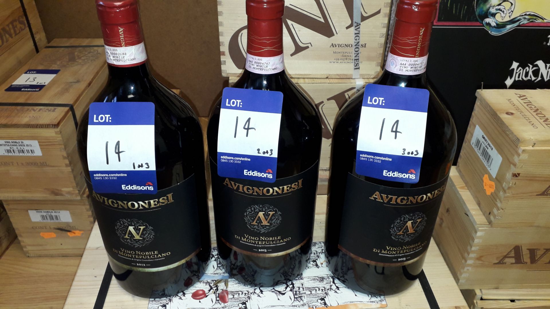 3 Avignonesi Vino Nobile Di Montepulciano (1 x 2012 and 2 x 2013), 3L