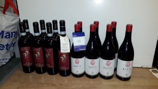 16 x 75cl bottles consisting of 8 x Piombaia Rosso di Montalcino DOC 2013 and 8 x Ampeleia Kepos