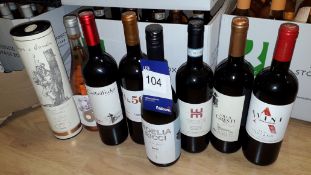 8 x 75cl bottles of assorted wine including Avignonesi, Edoardo Sobrino,
