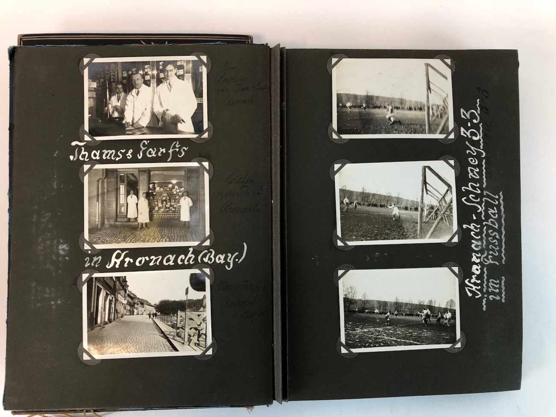 Fünf Fotoalbumen 1930-iger Jahre: 250 Fotos von Gera, Werdau, Kronach, Tiefenort, Leipzig, - Bild 4 aus 8