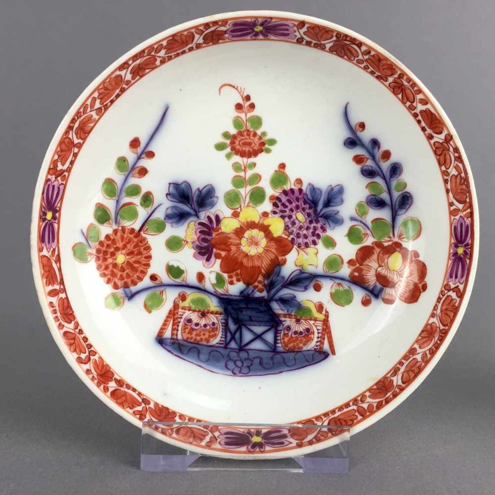 Seltene Tasse: Meissen Porzellan, 1730 - 1735. Tischchenmuster. Sehr selten und sehr gut. - Bild 2 aus 5