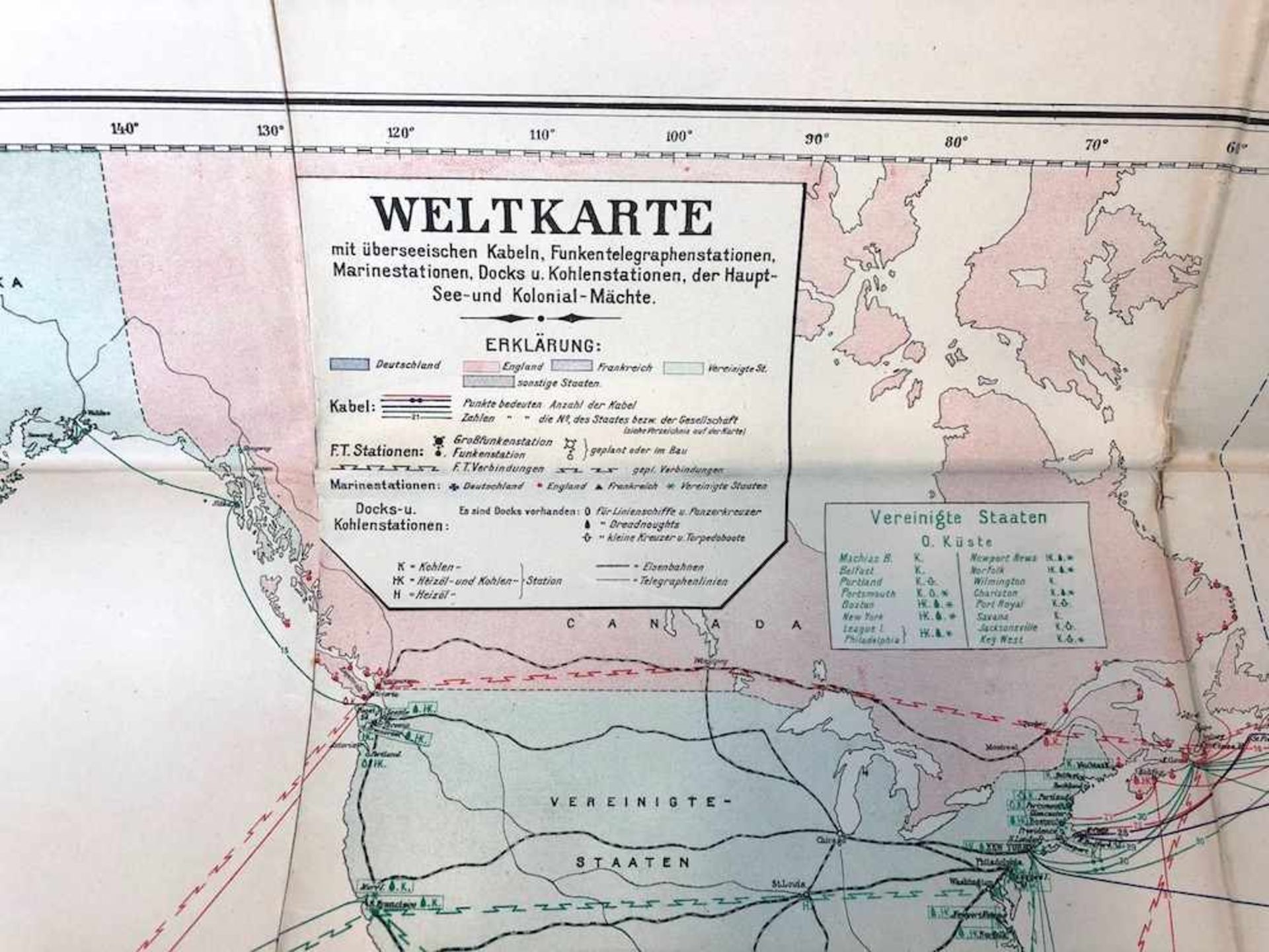 Großer Posten Karten / Landkarten / Kolonialkarten / Wanderkarten / Gefechtskarten. Raritäten, 19. - Bild 11 aus 19