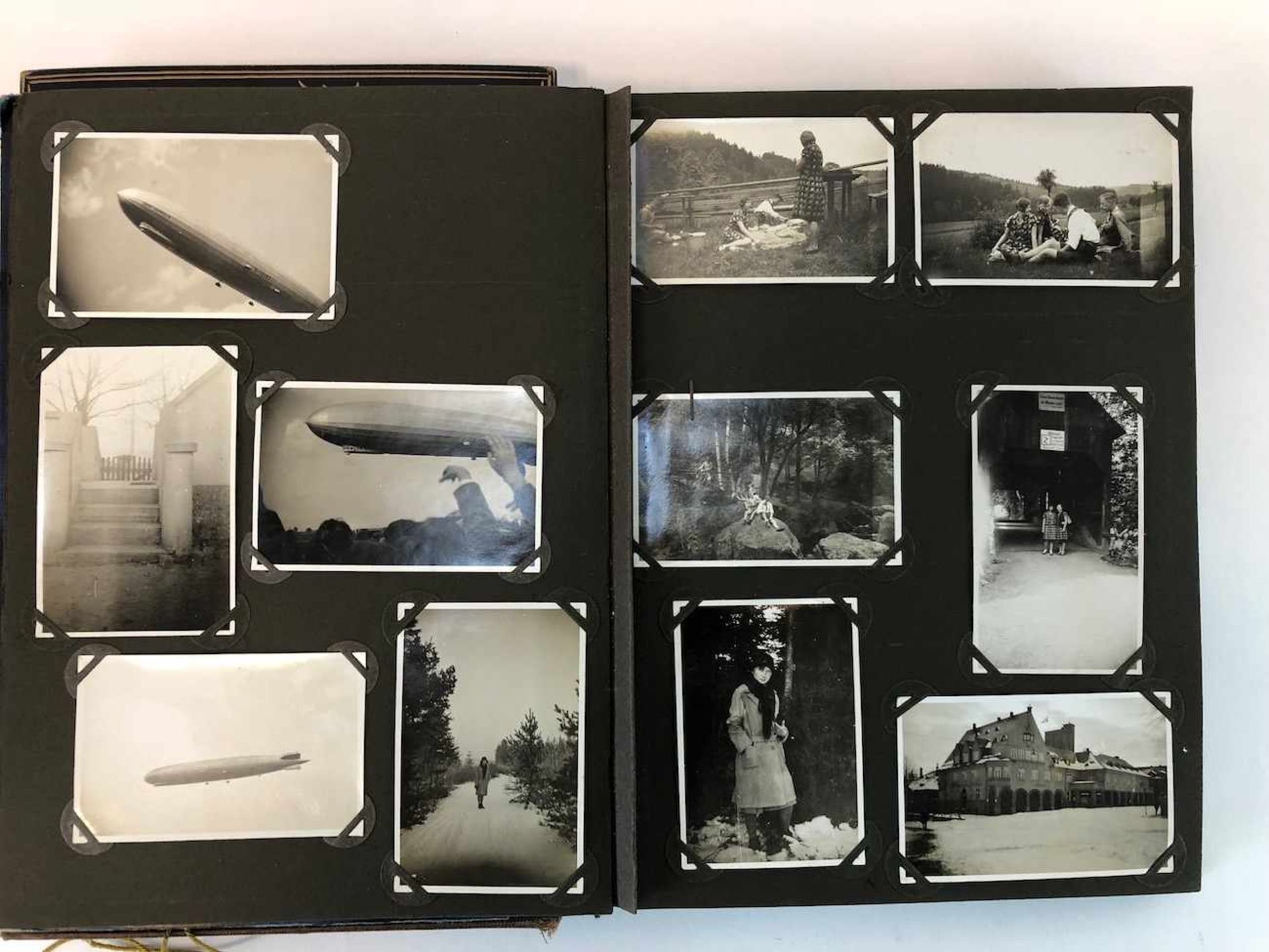 Fünf Fotoalbumen 1930-iger Jahre: 250 Fotos von Gera, Werdau, Kronach, Tiefenort, Leipzig, - Bild 6 aus 8