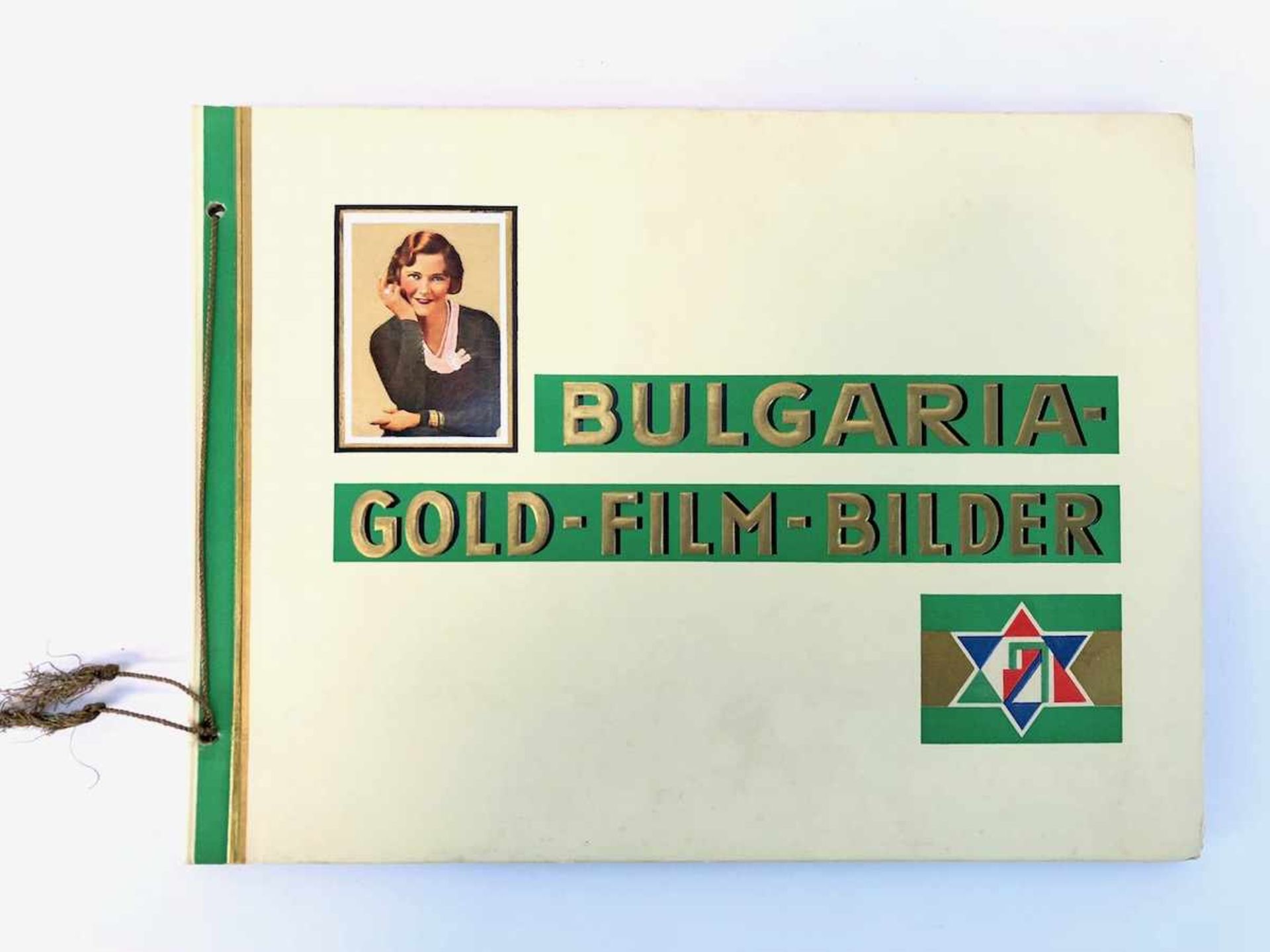 Bulgaria-Gold-Film-Bilder. Zigarettenbilderalbum. Komplett. 1933.Dresden, Bulgaria Zigarettenfabrik,