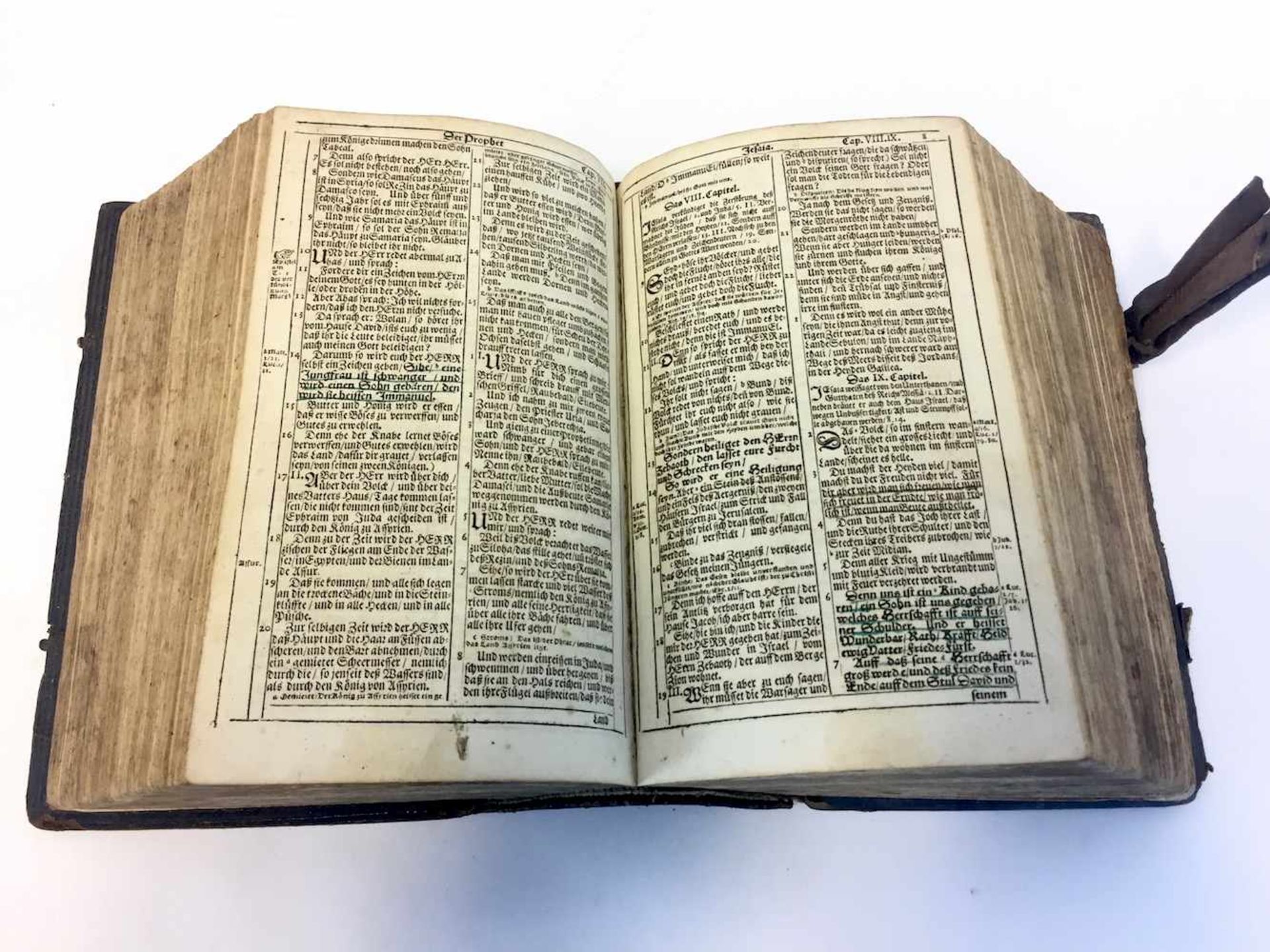 Dr. Martin Luther: Bibel 1546 - dritte conferierte Ausgabe 1670. Balthasar Christoph Wust, - Bild 5 aus 8