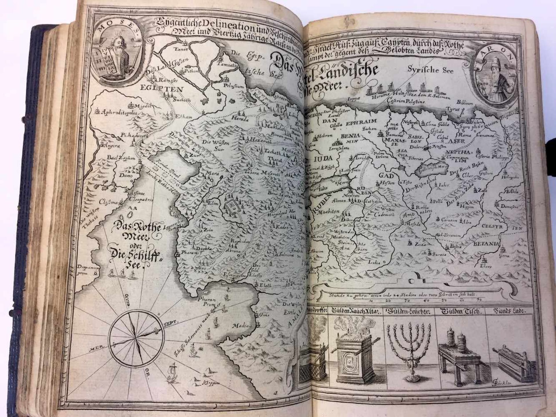 Dr. Martin Luther: Bibel 1546 - dritte conferierte Ausgabe 1670. Balthasar Christoph Wust, - Bild 2 aus 8
