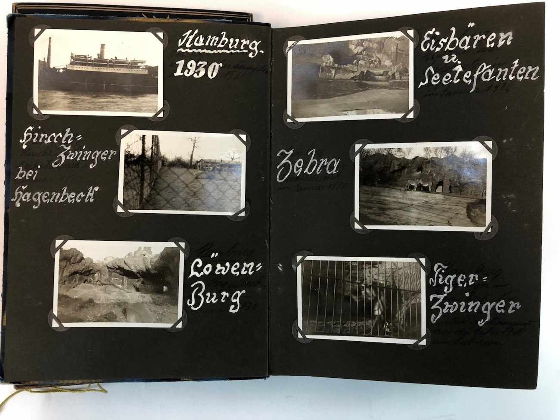 Fünf Fotoalbumen 1930-iger Jahre: 250 Fotos von Gera, Werdau, Kronach, Tiefenort, Leipzig, - Bild 3 aus 8