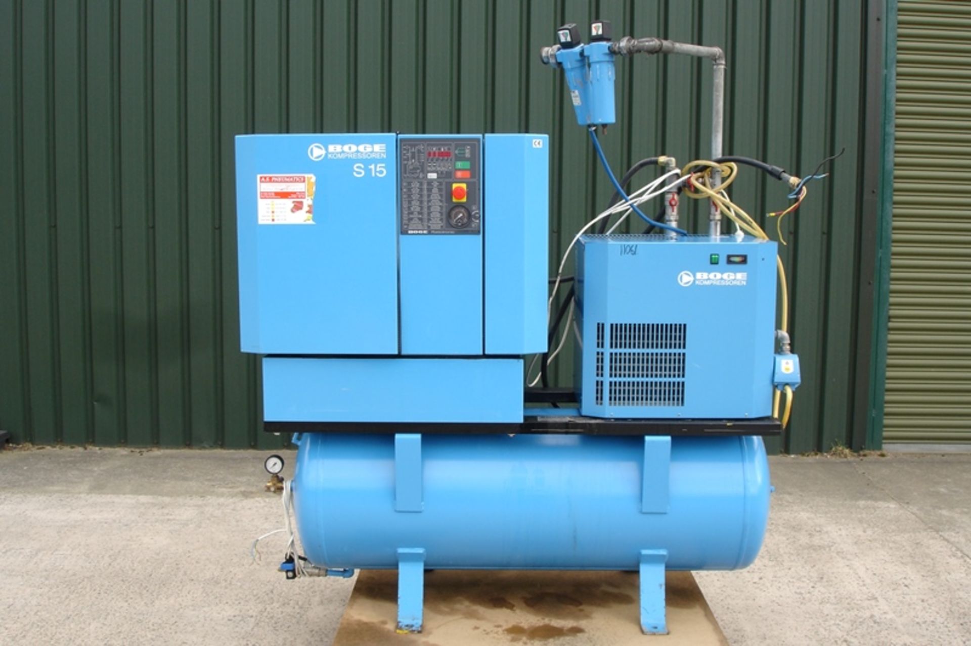 Boge SD15-350 Compressor/Dryer/Tank