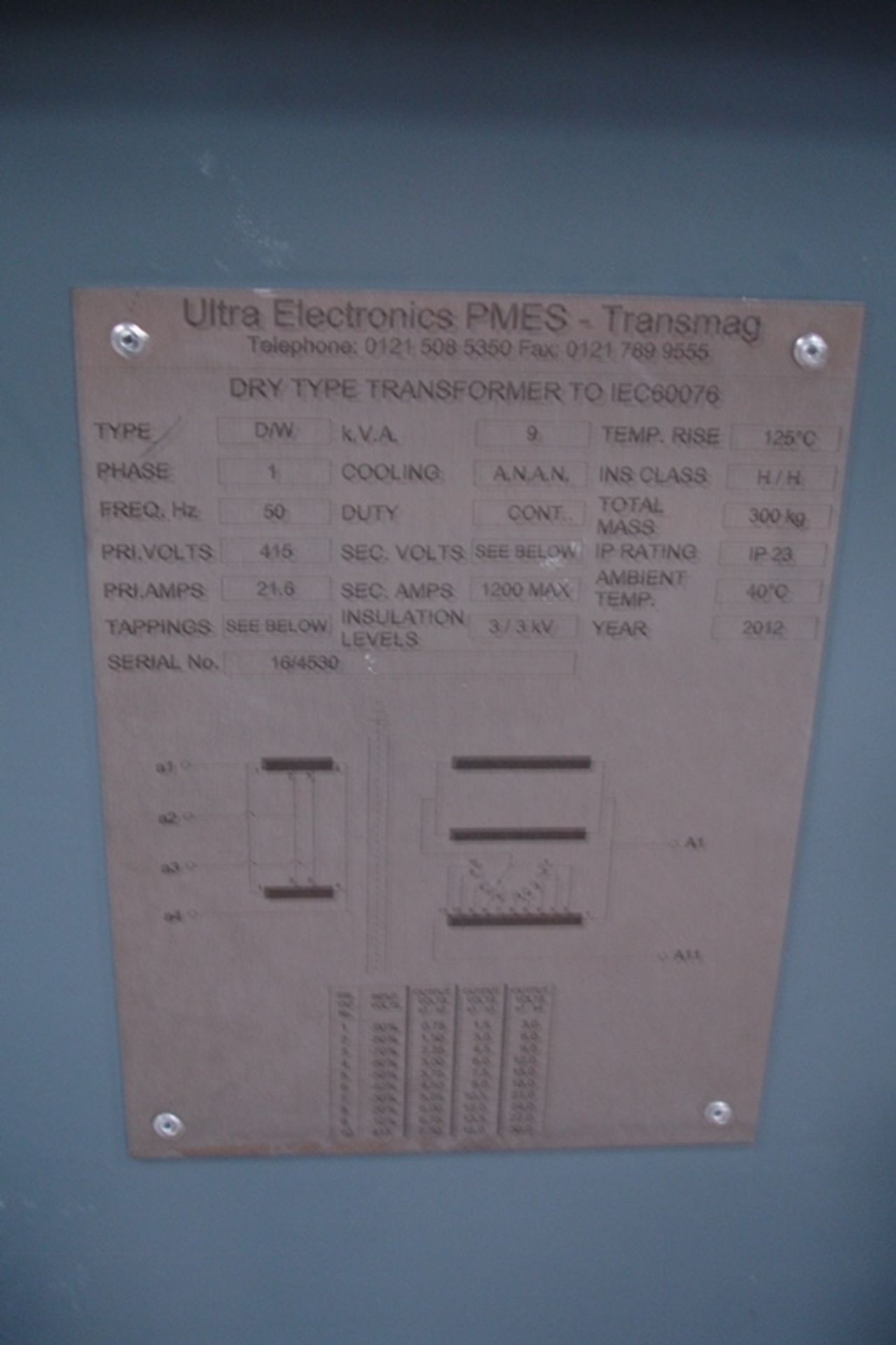 Unused Ultra Electronics Transformer - Image 5 of 5