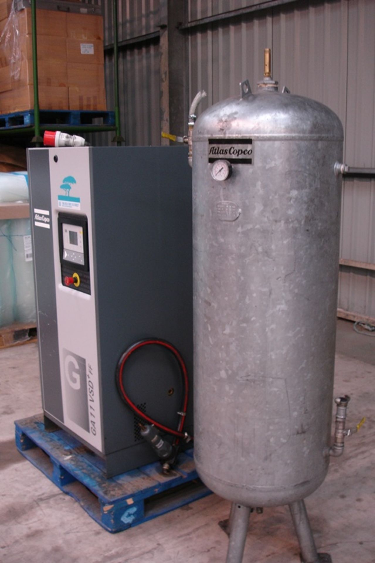 Atlas Copco GA11VSD+FF Compressor system (2014) - Image 3 of 5