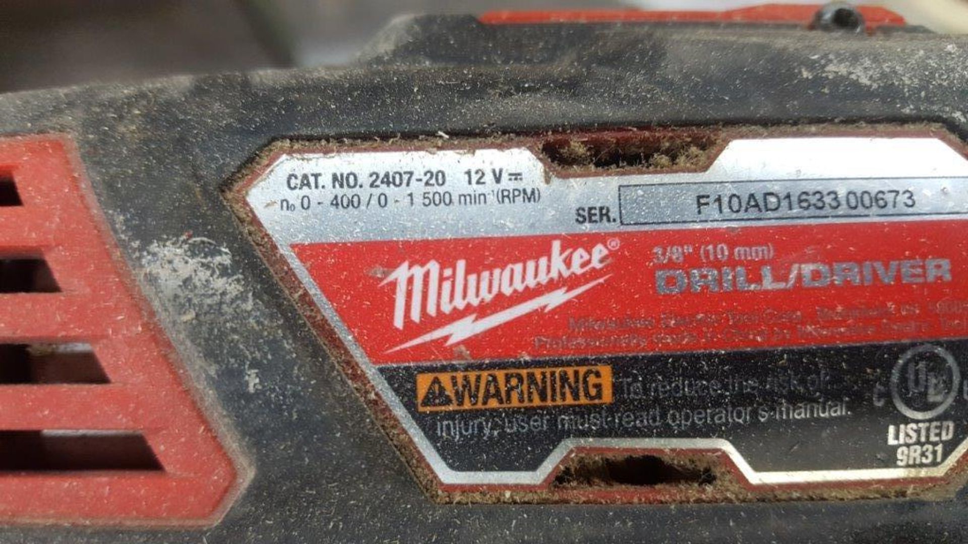 milwaukee battery drill w/charger - Image 2 of 2