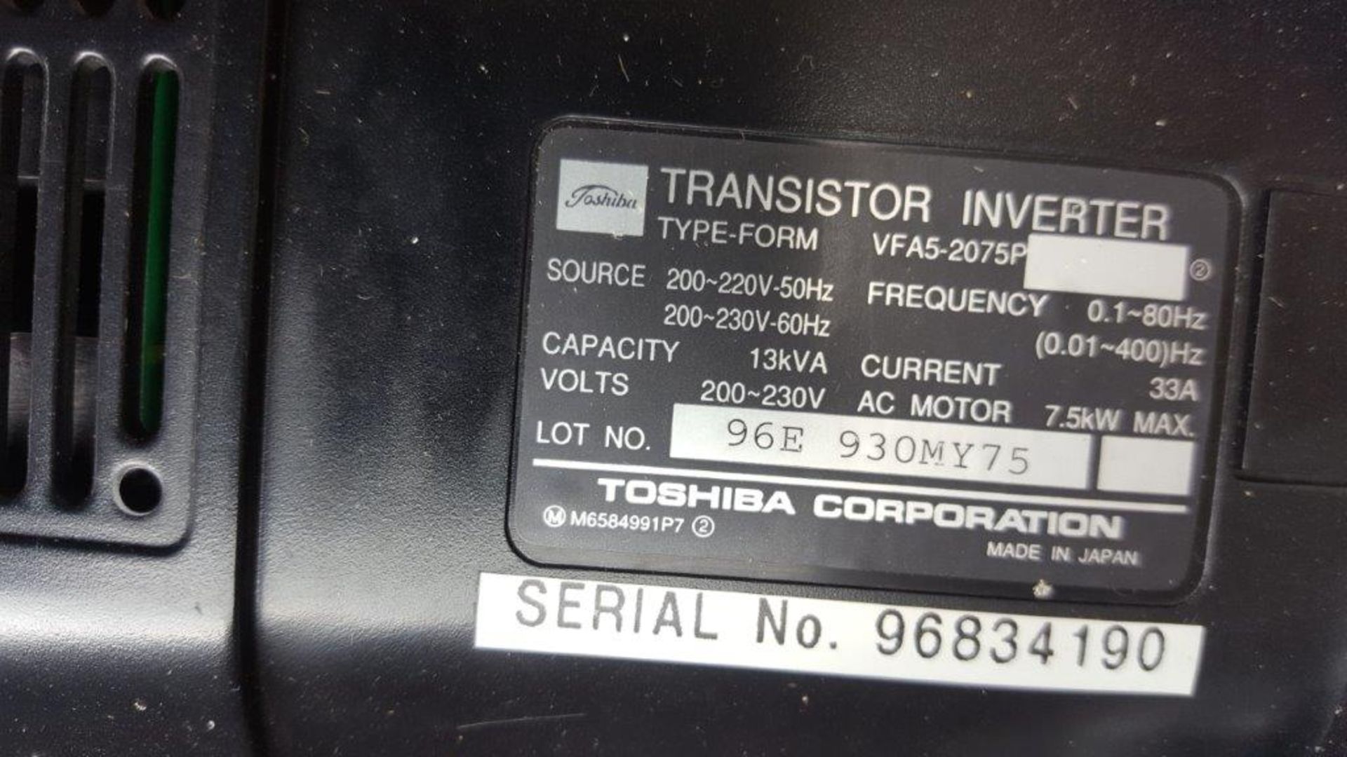 NEW toshiba transistor inverter - Image 2 of 2