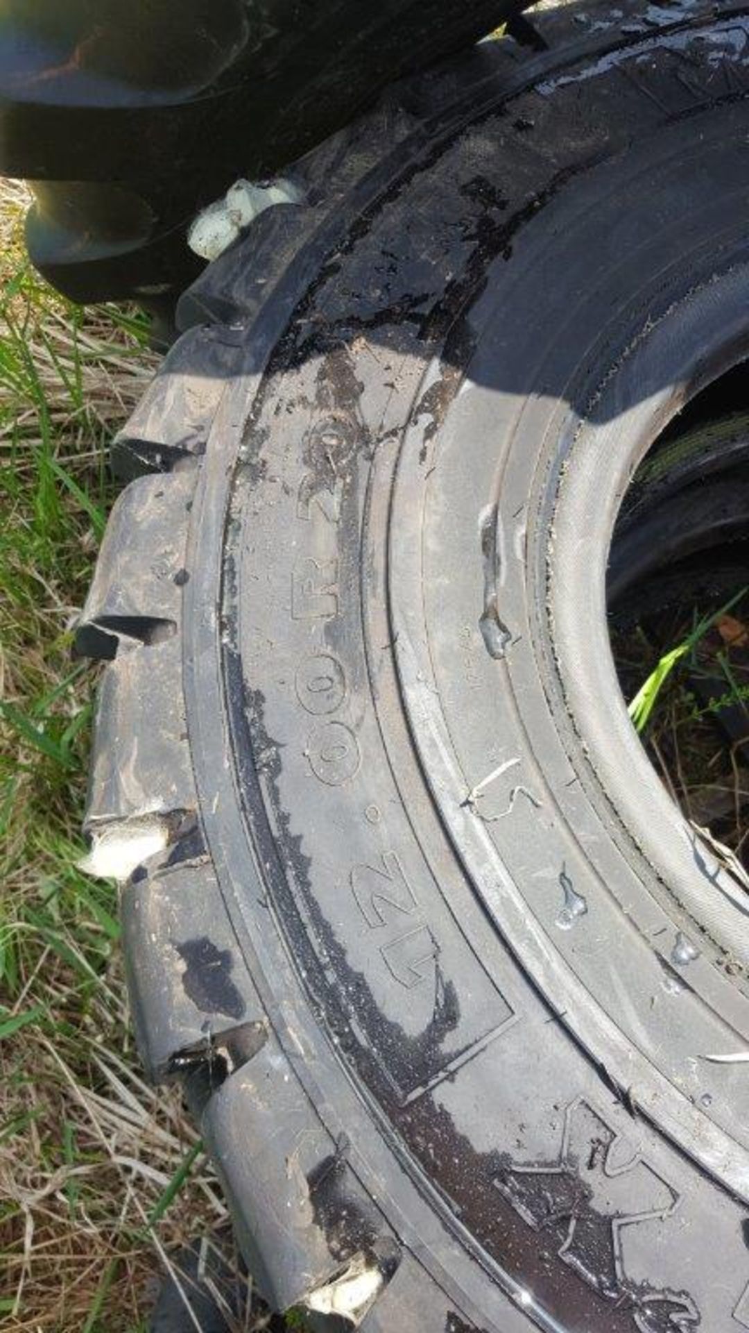 2 Michelin industrial tires 12.00r20 - Image 2 of 2